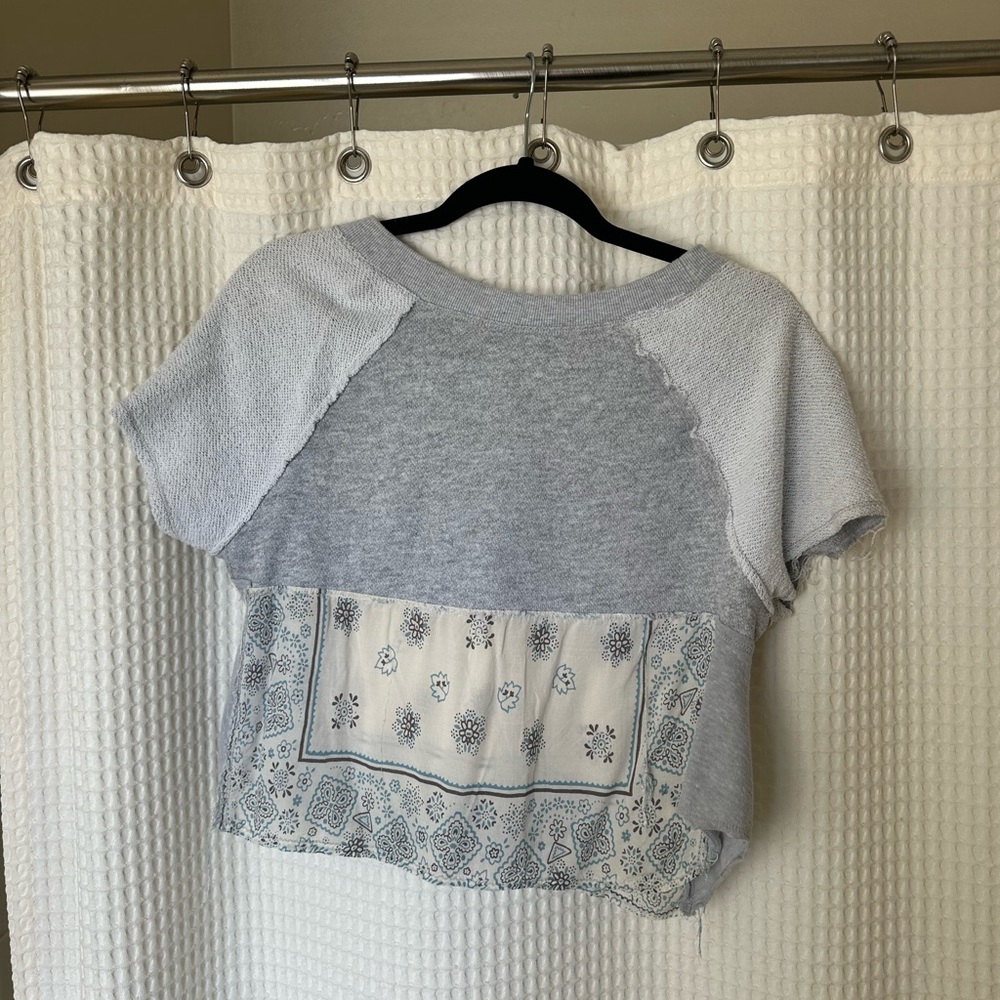 Free people cropped sweatshirt